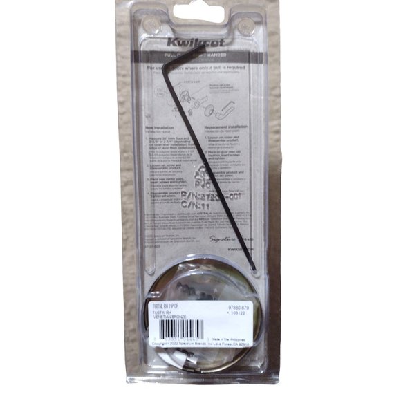 Kwikset Signature Series Tustin Dummy Lever 788TNL RH 11P CP 97880-679 - Picture 3 of 4